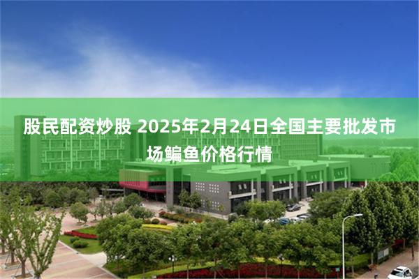 股民配资炒股 2025年2月24日全国主要批发市场鳊鱼价格行情